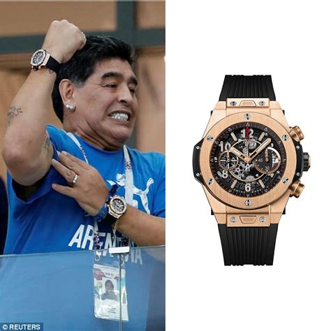 diego maradona hublot watch|Maradona and Ronaldo watches.